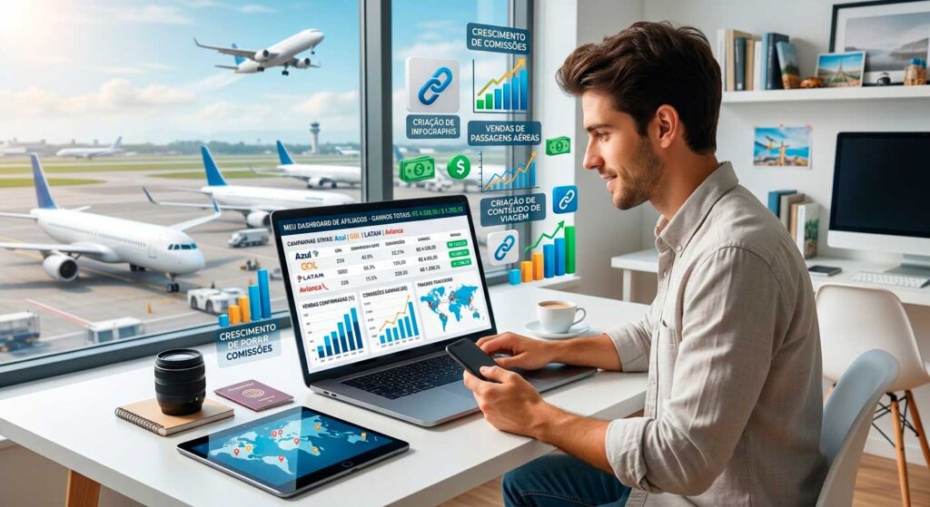 Programa de Afiliados Azul, GOL, LATAM e Avianca: Guia Completo