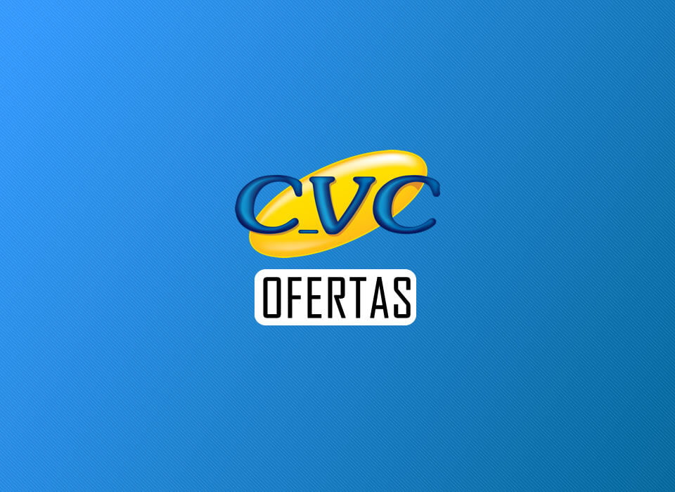 voos promocionais cvc carnaval de ofertas em destaque