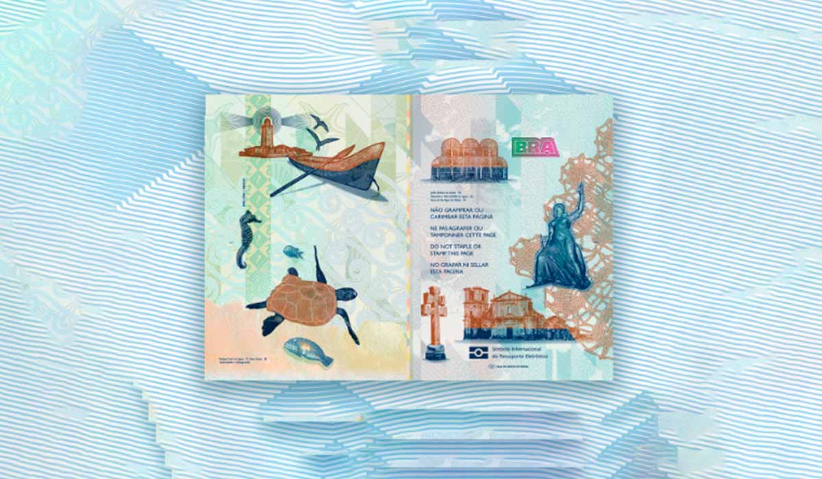 novo passaporte brasileiro.