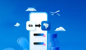 Transfira pontos C6 para o TudoAzul e ganhe até 80% de bônus.