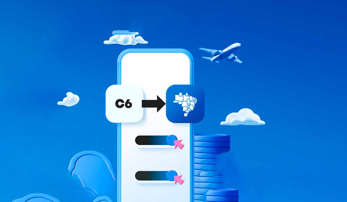Transfira pontos C6 para o TudoAzul e ganhe até 80% de bônus.