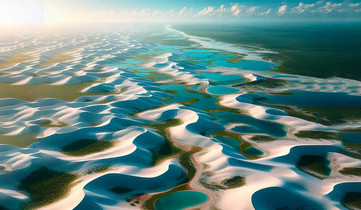 Oferta com aéreo para os Lençóis Maranhenses. Promoção de pacotes de viagens para o Maranhão.