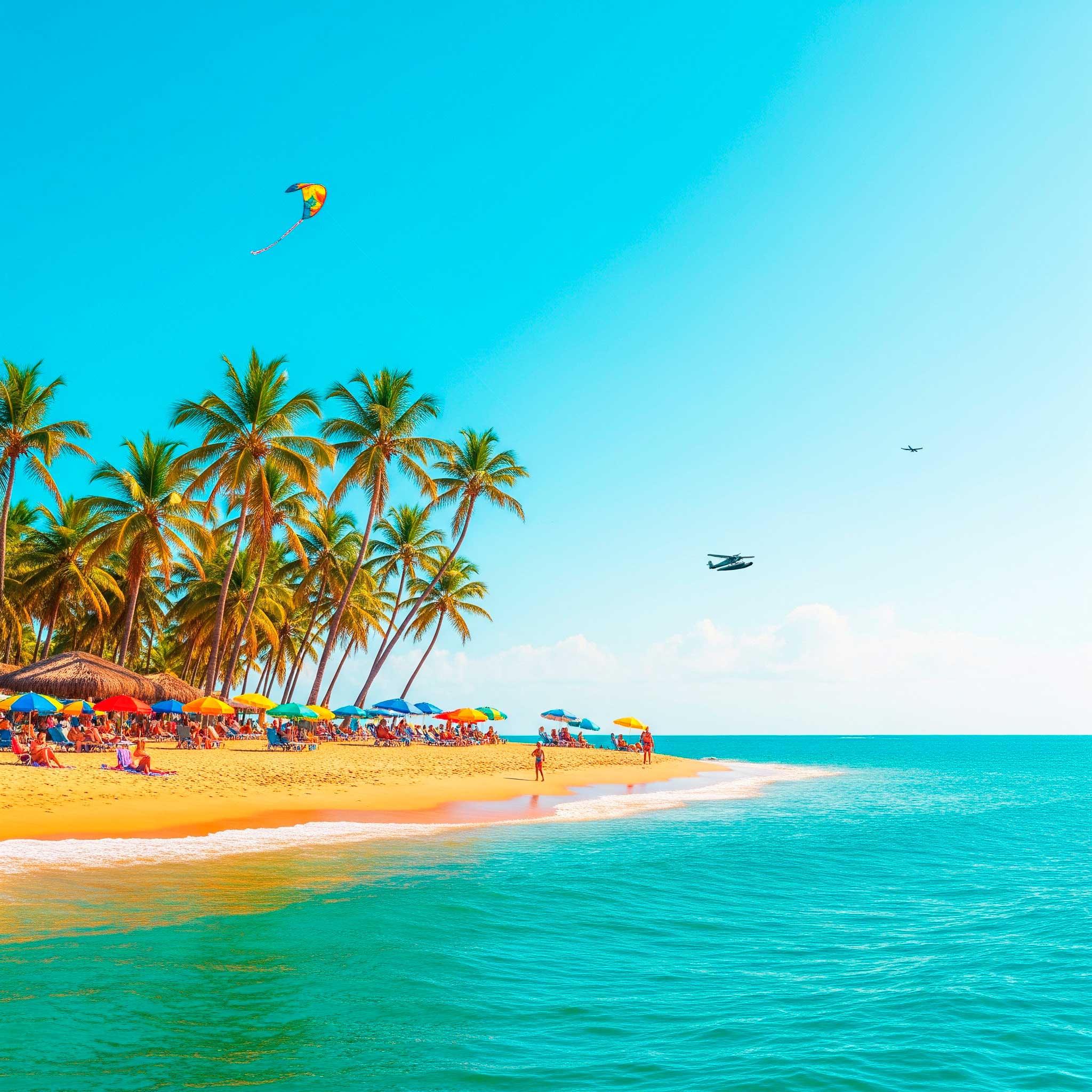 Voos promocionais para capitais com praia em dezembro 2025. Promoções de passagens aéreas para dezembro.