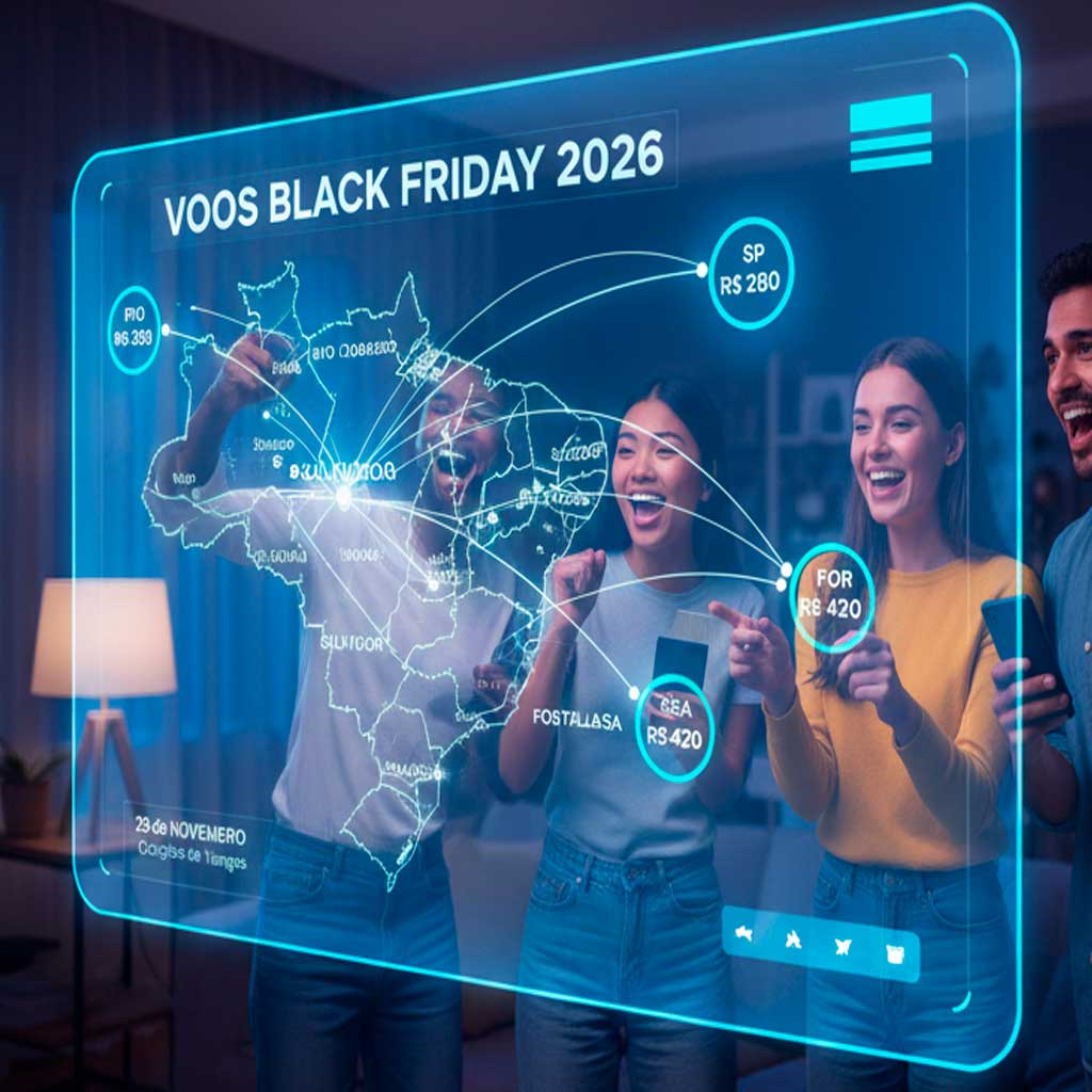 Voos na Black Friday para 2026. Passagens aéreas em oferta para 2026.