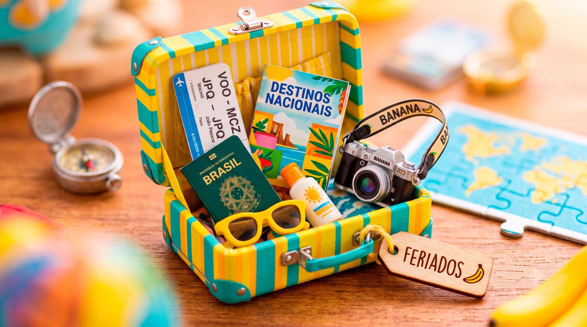 Para Onde Viajar nos Feriados Prolongados? Destinos Nacionais com Voos em Alta no Brasil.