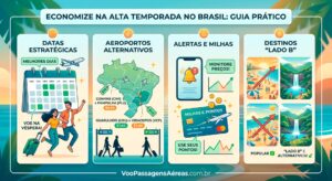 Alta Temporada no Brasil. Como Fugir dos Preços Altos em Dezembro e Janeiro.