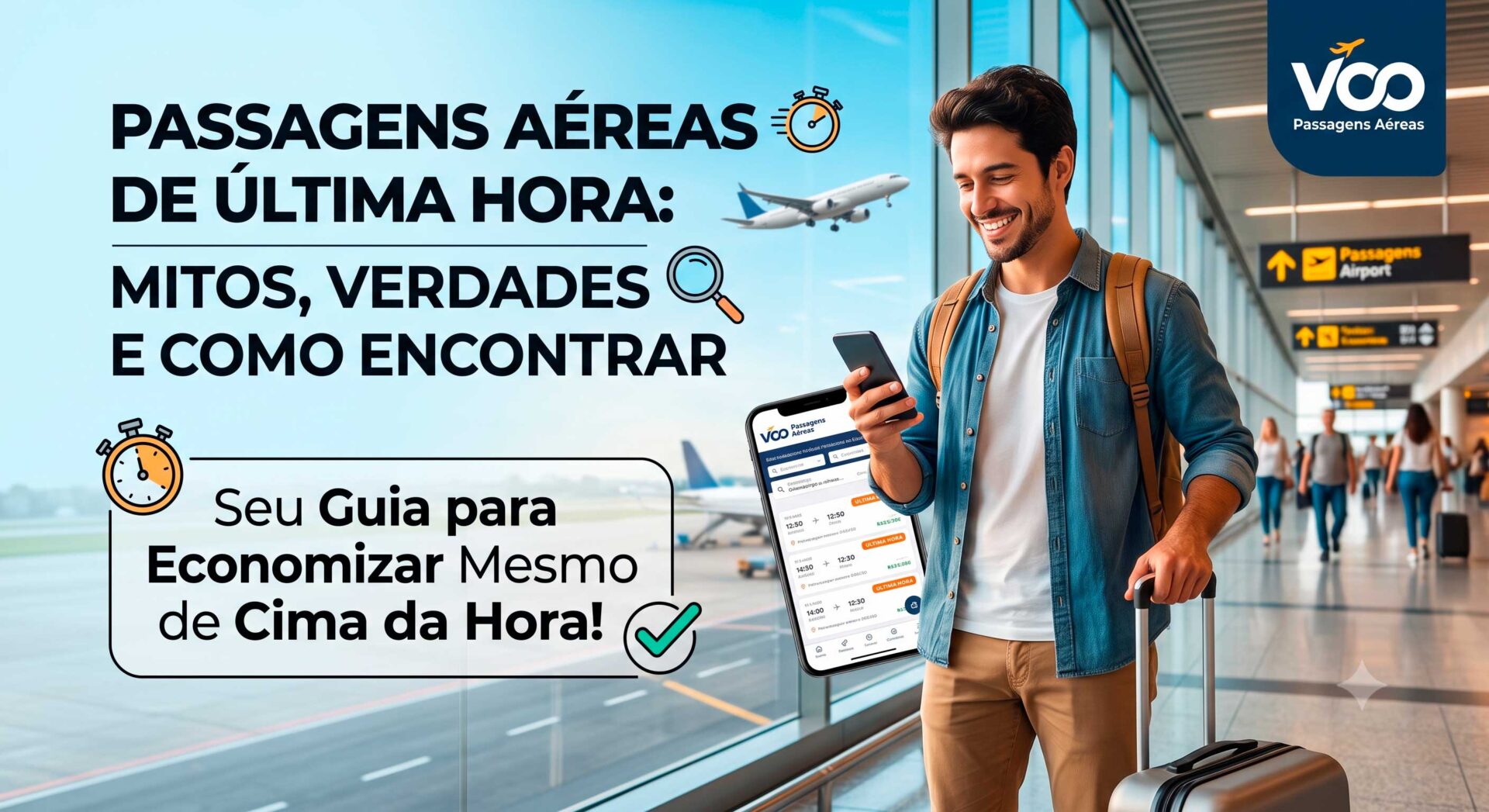 Passagens Aéreas Promocionais de Última Hora: Mitos, Verdades e Como Encontrar.