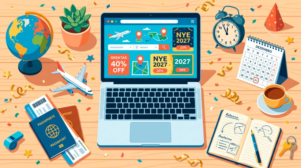 Onde Passar o Réveillon 2027 Gastando Pouco: Destinos com Passagens Aéreas Mais Baratas